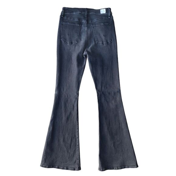 Hudson Black Heidi Rogue High-Rise Flare Nebula Jeans - Picture 9 of 16